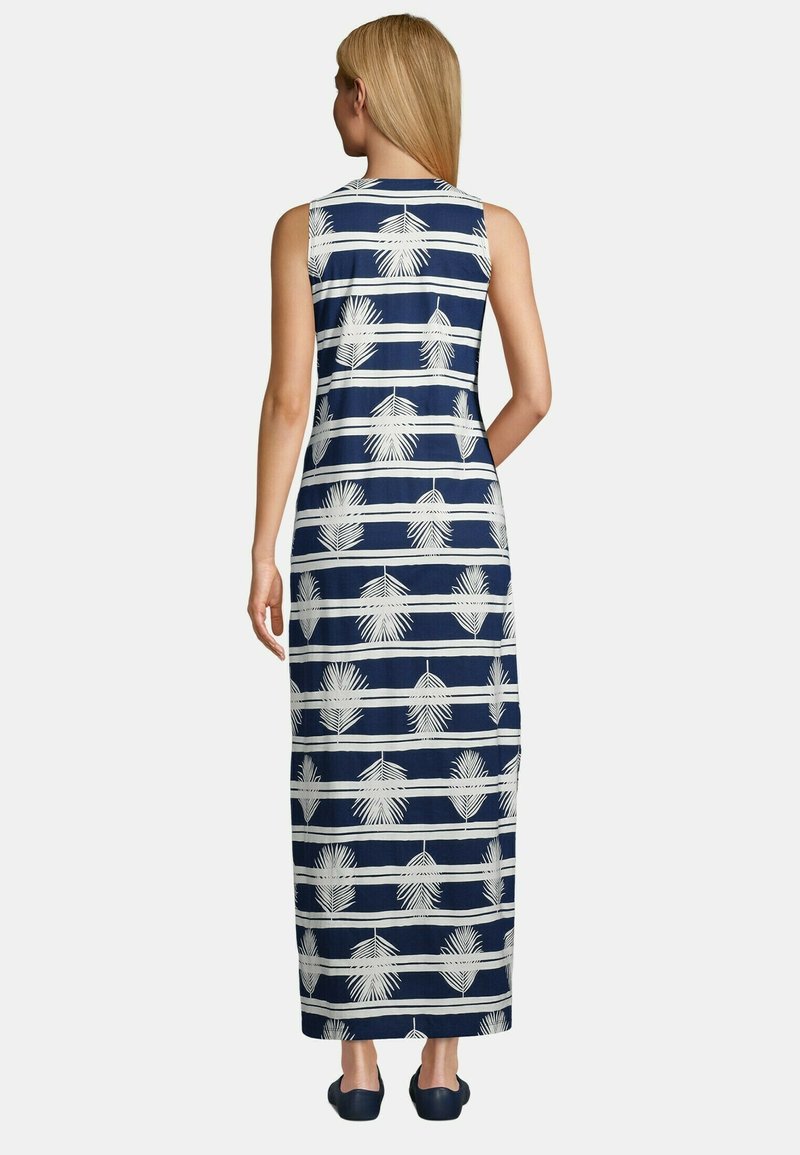 Damen Freizeitkleider | LANDS' END Maxikleid deep sea navy palm stripe (520761-j0j)/blau - XE32027 Damen Freizeitkleider | LANDS' END Maxikleid deep sea navy palm stripe (520761-j0j)/blau - XE32027