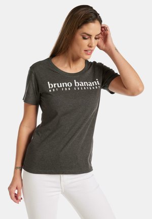 Bruno Banani AVERY - T-shirt print - anthrazit melange