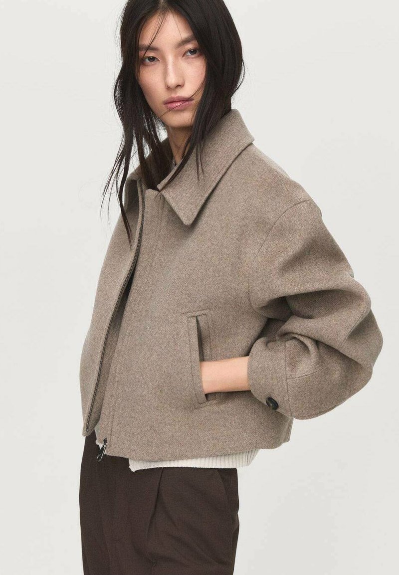 Mango Veste mi-saison sand/sable