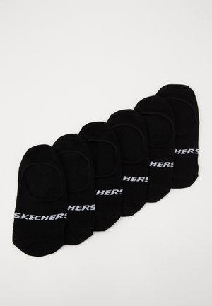 BASIC FOOTIES VENTILATION 6PACK - Calzini - black