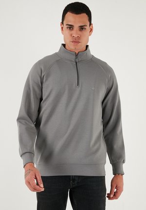 REGULAR FIT - Mikina - light grey
