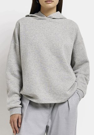 Hoodie - grey marl