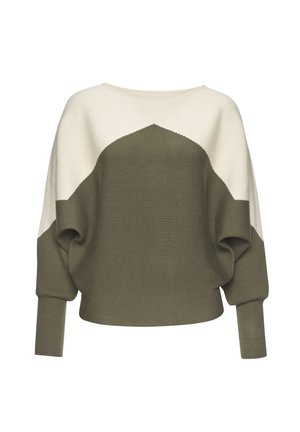 LS PULLOVER RUN - Jumper - creme khaki