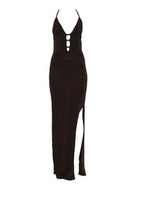 ADALEE BACKLESS MAXI DRESS - Cocktailkjole - black