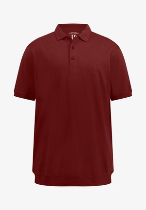 JP1880 BRUSTDRUCK - Poloshirt - dunkel kirschrot