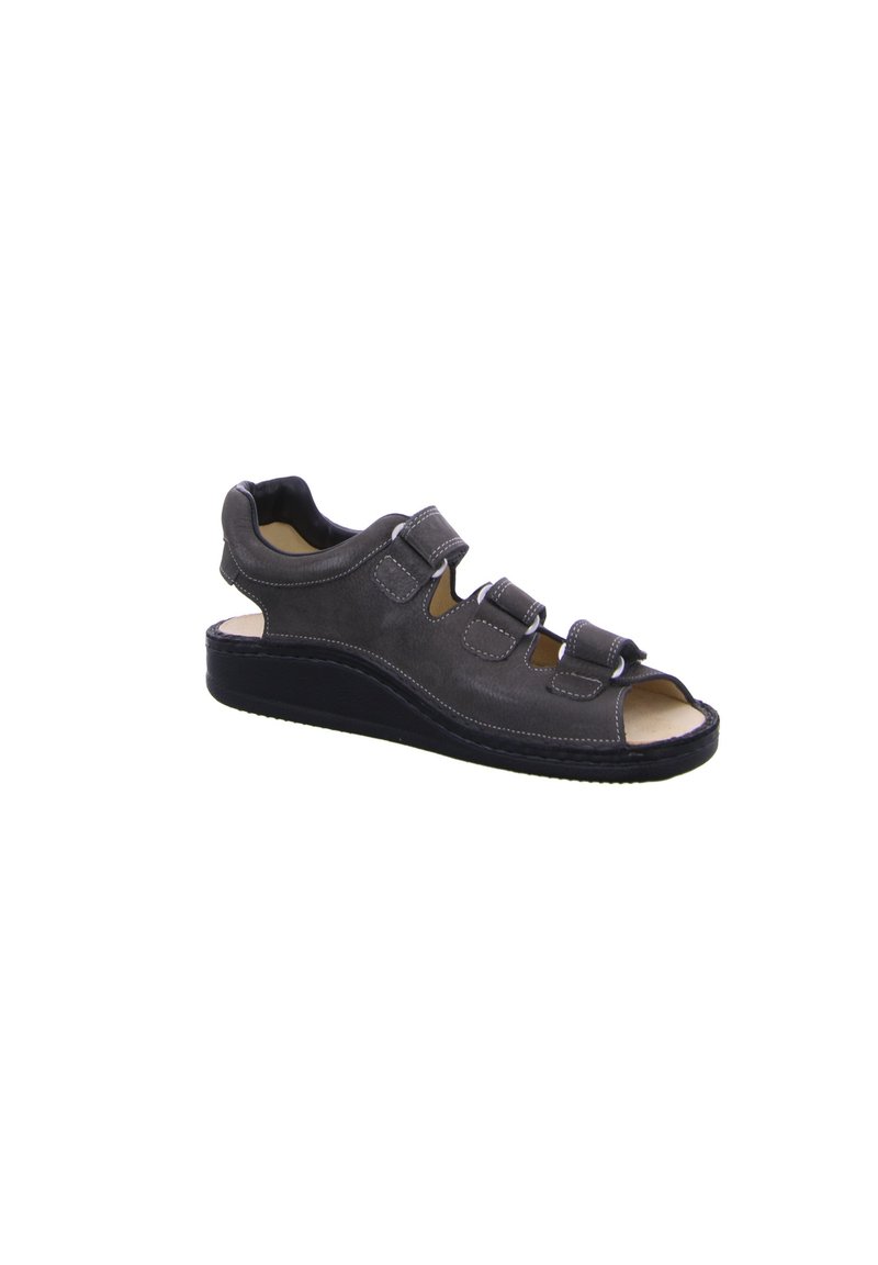 Herren Sandalen | Finn Comfort Riemensandalette dunkel grau/dunkelgrau - AL65695 Herren Sandalen | Finn Comfort Riemensandalette dunkel grau/dunkelgrau - AL65695