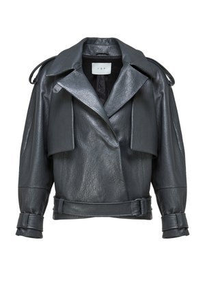 LUCIA - Veste en cuir - anthracite