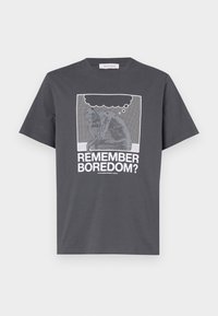 BOBBY PENSEUR - Print T-shirt - dark grey