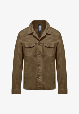 Bomboogie Læderjakker - stone grey