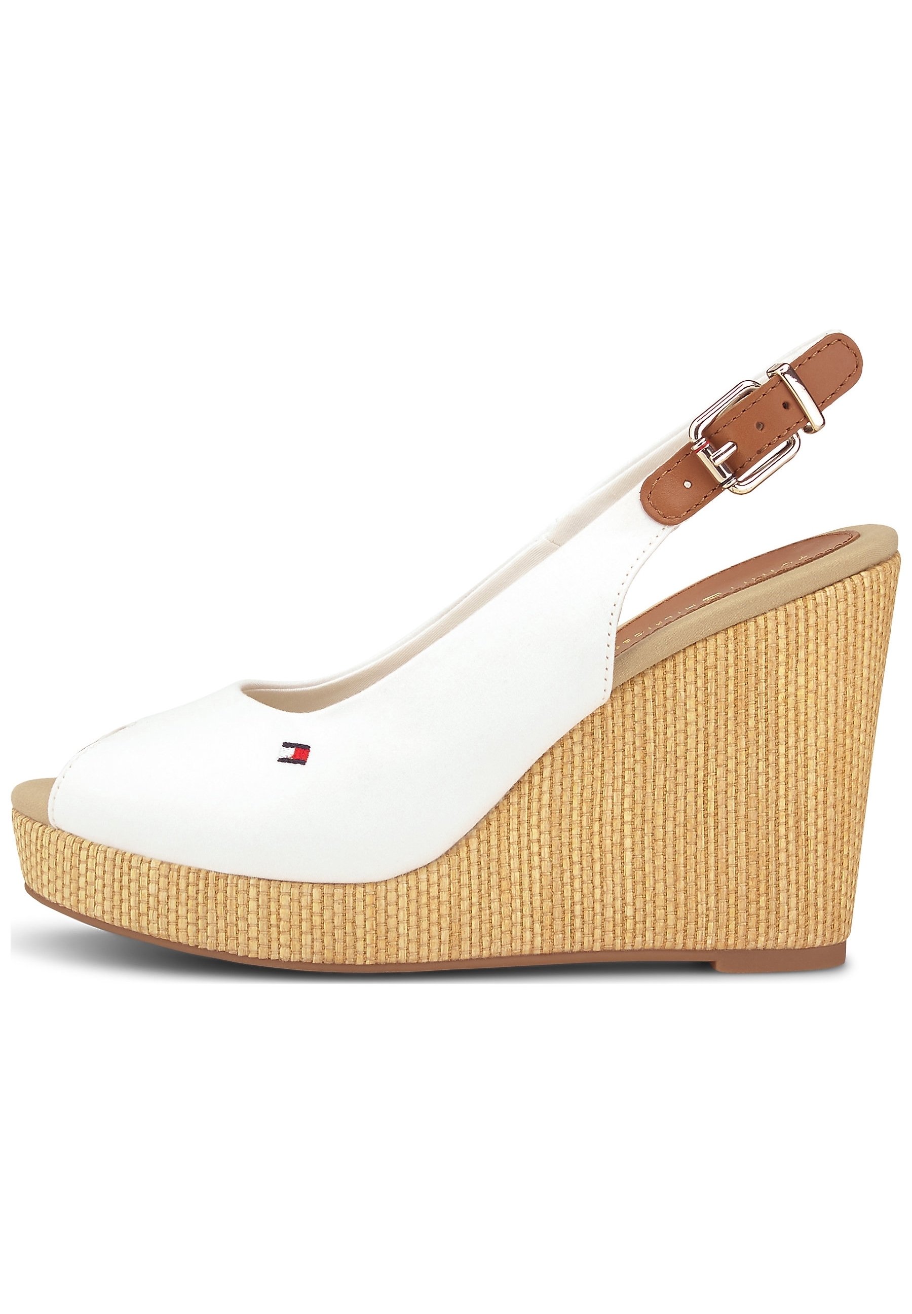 Tommy Hilfiger Zapatos de tacón con punta abierta white/blanco