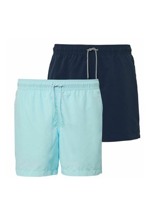 2ER PACK - Badeshorts - mint   navy