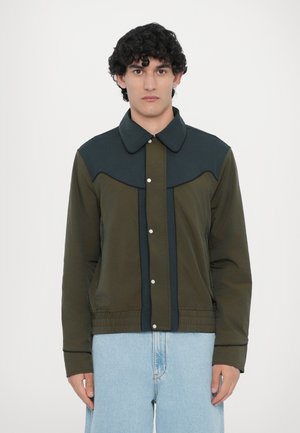 JACKET - Light jacket - very dark green