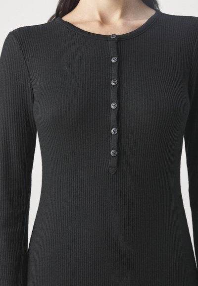rag & bone HENLEY DRESS - Robe longue - black