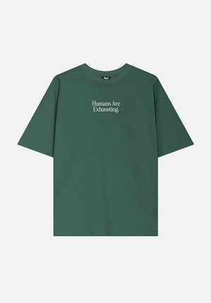 Kaotiko, HUMANS ARE EXHAUSTING - T-shirt imprimé - green