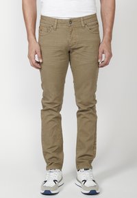 Koroshi STRETCH  - Sirgete säärtega teksad - vison mink light brown