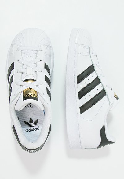 adidas gazelle silver green womens ADIDAS ORIGINALS Men's Black and White Superstar Sneakers – Pavidas main image 0