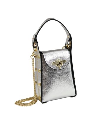 DrachenLeder Sac à main - silber metallic