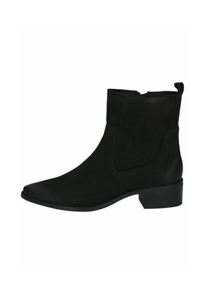 Caprice, STIEFELETTE - Ankle boots - black nubuc