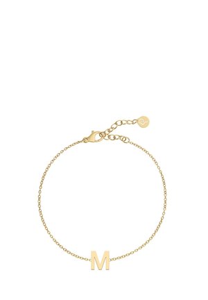 LETTER M - Rokassprādze - gold-coloured