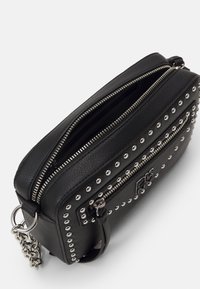 DKNY CAMERA BAG WITH STUDS - Handbag - black/silver