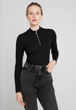 KIM ZIP - Camiseta de manga larga - black dark unique