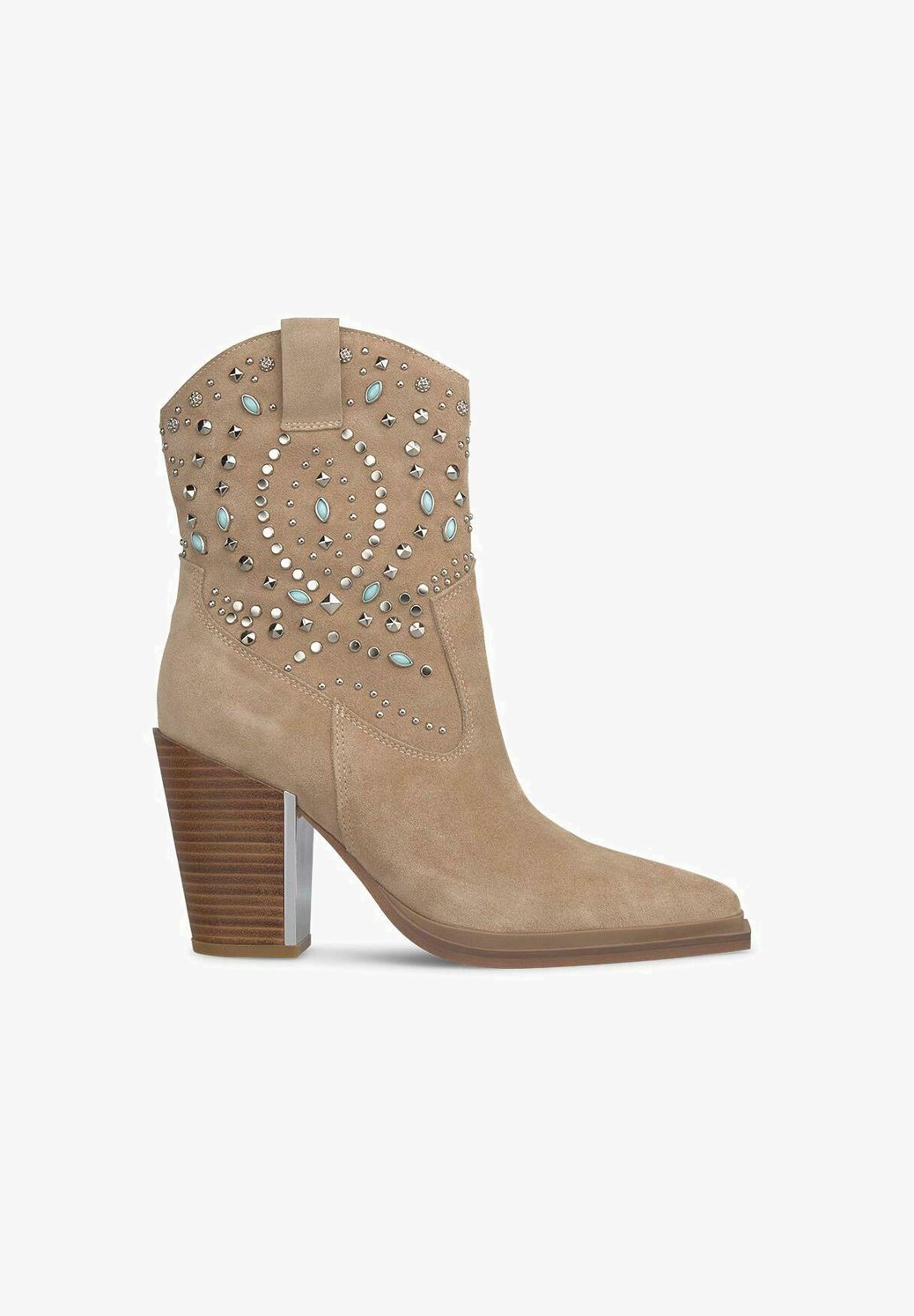 Alma en Pena Bottines à talons hauts marrón jaspeado/marron