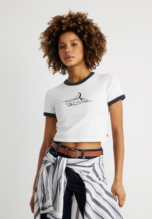 GRAPHIC MINI RINGER - Μπλουζάκι με στάμπα - bright white