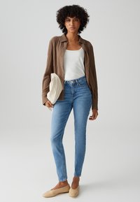 OPUS MID RISE ANKLE - Jeans Skinny Fit - ocean blue washed