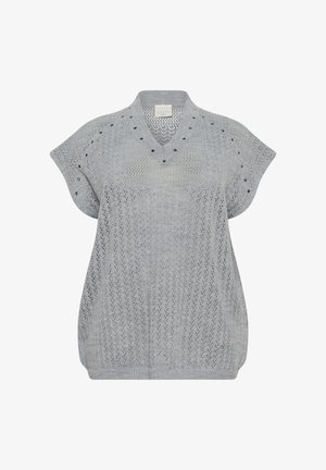 Kaffe Curve Neule - grey melange