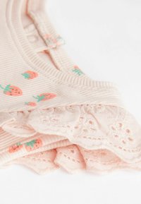 Next SET  - REGULAR FIT - Legíny - kalhoty  - pink strawberry