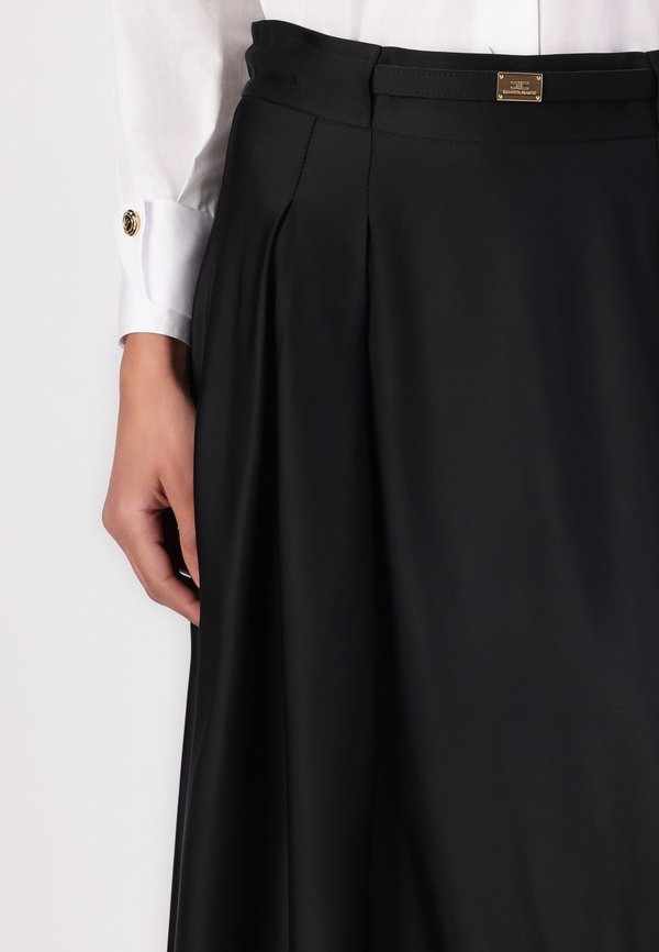 WOMEN SKIRT WITH BELT - A-line skirt - nero2