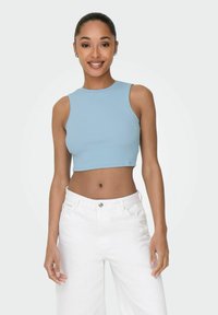 ONLY TANK SLIM FIT RUNDHALS - Top - clear sky
