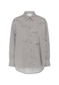Kaffe Blus - grey white stripe