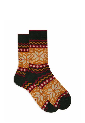 WITH DECORATIVE CHRISTMAS MOTIF - Calze - foresta