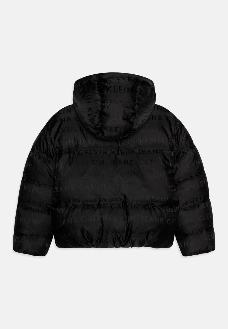 Calvin Klein Jeans LOGO PUFFER Winterjacke black/schwarz