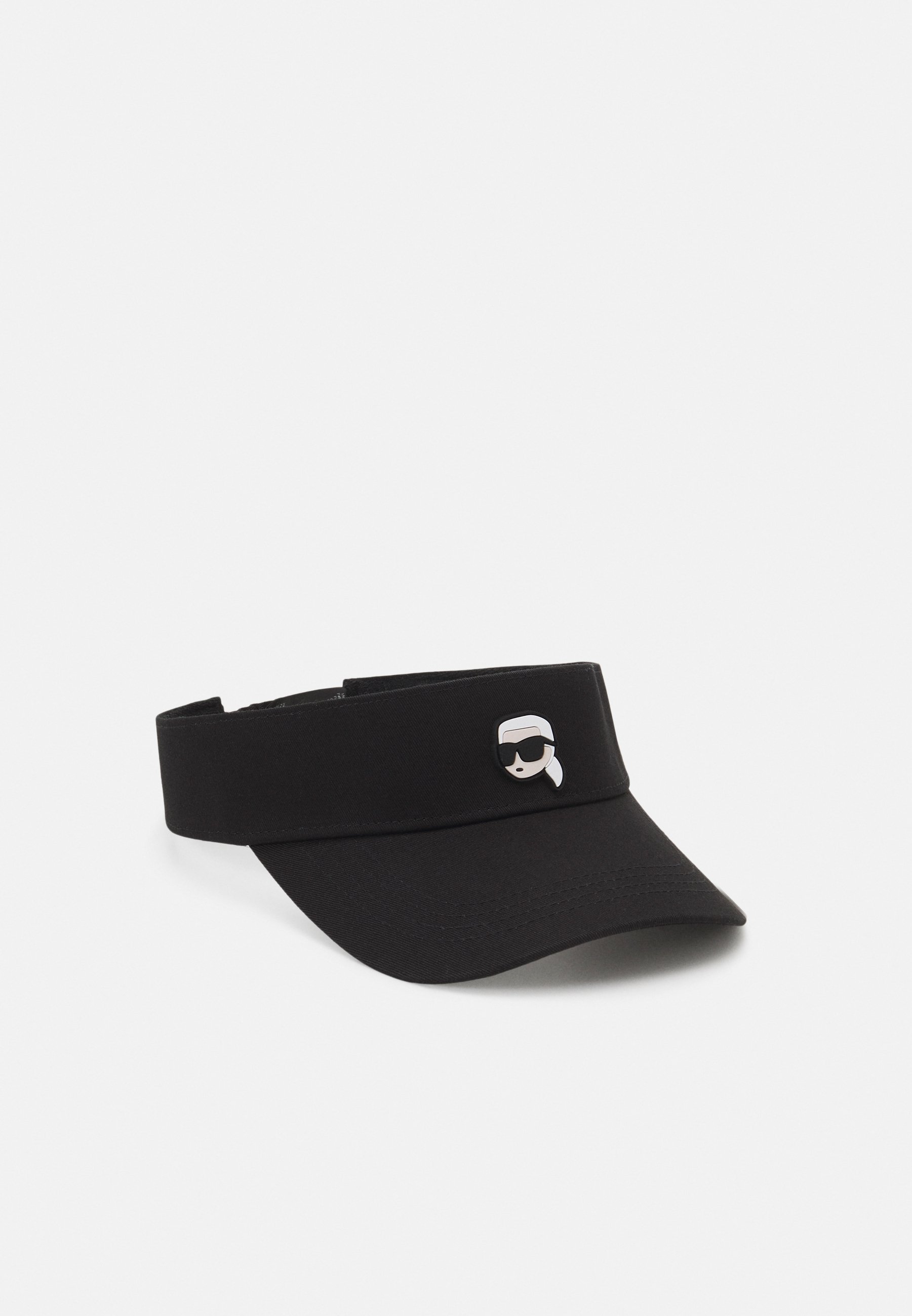 KARL LAGERFELD Black Visor Authentic 100% KARL LAGERFELD LOGO NYLON HAT – On Sale Now with Up to 50  main image 4