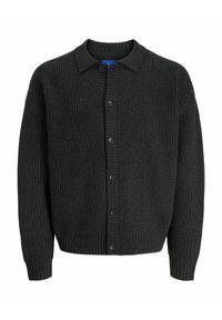 Cardigan - dark grey melange