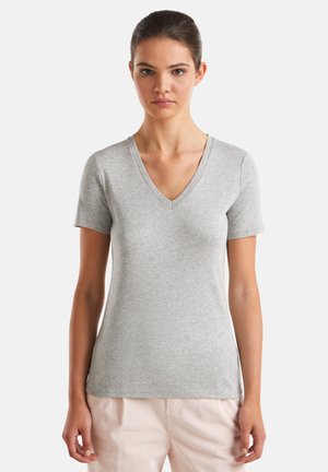 United Colors of Benetton V-NECK - Basic T-shirt - grey
