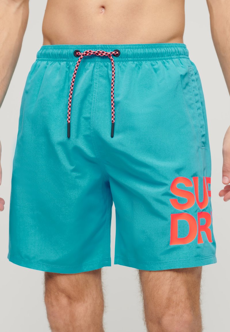 Superdry - Badeshorts - beach blue, Vergrößern