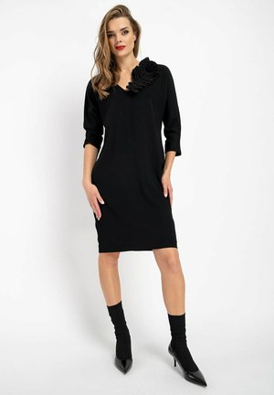 Freizeitkleid - czarny
