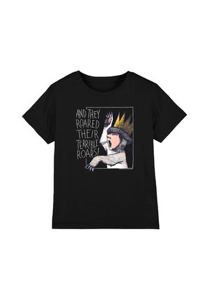 Cotton Soul, WHERE THE WILD THINGS ARE/ROAR UNISEX - T-Shirt print - black