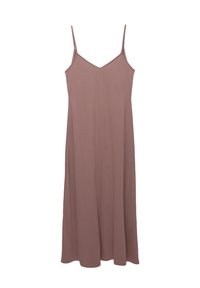 FLOWING STRAPPY - MIDI - Žerzejové šaty - pink