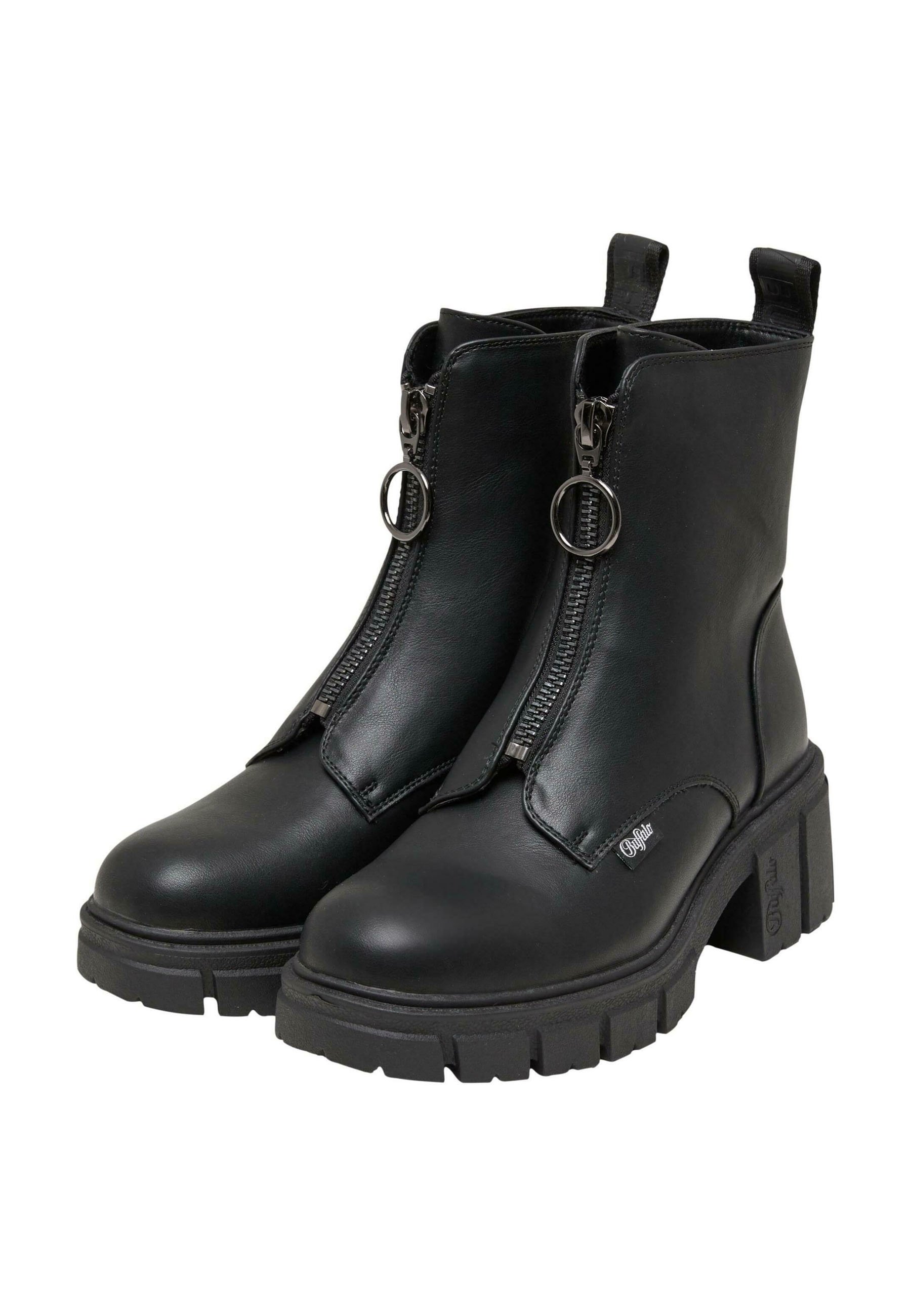 Buffalo ZORA - Platform ankle boots - black - Zalando