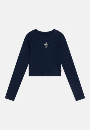 BASIC CROP LONGSLEEVE - Top s dlhým rukávom - dark blue