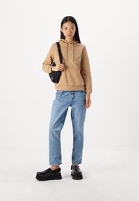 GANT TONAL SHIELD HOODIE - Hoodie - camel