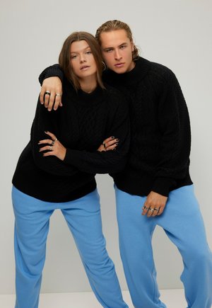UNISEX LONG SLEEVE TURTLENECK - Neule - black