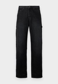 UTILITY - Traperice opuštenog kroja - black denim