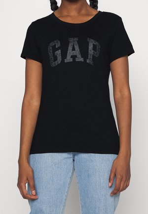 Print T-shirt - black