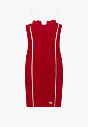 GCDS, VESTITO CORTO - Tubino - rosso