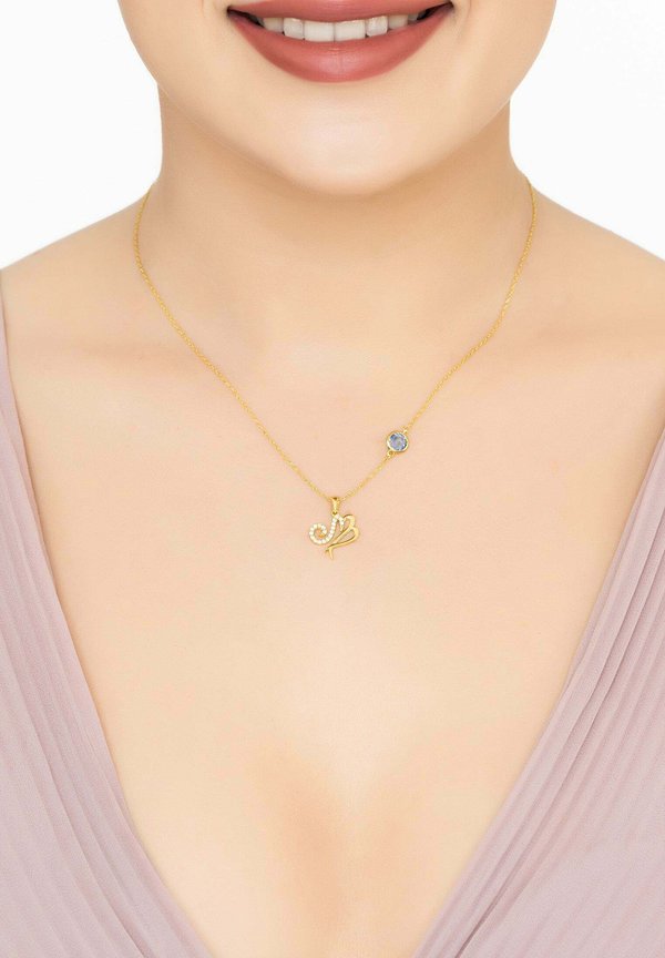 ZODIAC BIRTHSTONE VIRGO SAPPHIRE - Necklace